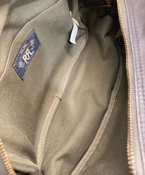 RRL（ダブルアールエル）RRL (ダブルアールエル) レザーセカンドバッグ ブラウンの古着・服飾アイテム