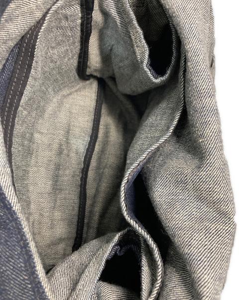 EVISU（エヴィス）EVISU (エヴィス) カモメプリントメッセンジャーバッグ インディゴの古着・服飾アイテム