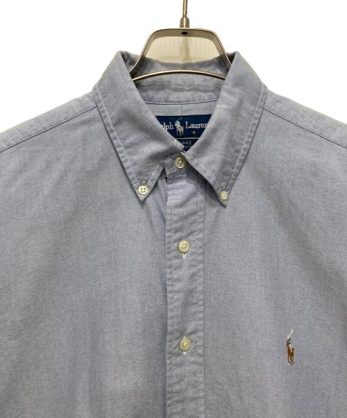 POLO RALPH LAUREN（ポロ・ラルフローレン）POLO RALPH LAUREN (ポロ・ラルフローレン) 半袖シャツ ブルー サイズ:Ⅿの古着・服飾アイテム