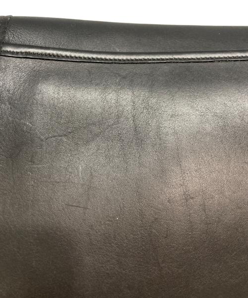 COACH（コーチ）COACH (コーチ) フラップレザーショルダーバッグ ブラックの古着・服飾アイテム