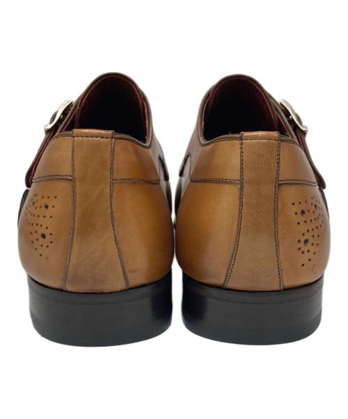 MAGNANNI（マグナーニ）MAGNANNI (マグナーニ) メダリオンモンクストラップシューズ ブラウン サイズ:40の古着・服飾アイテム