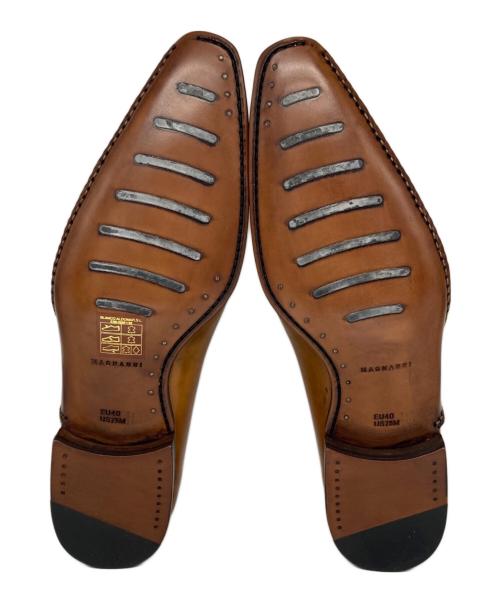 MAGNANNI（マグナーニ）MAGNANNI (マグナーニ) メダリオンモンクストラップシューズ ブラウン サイズ:40の古着・服飾アイテム