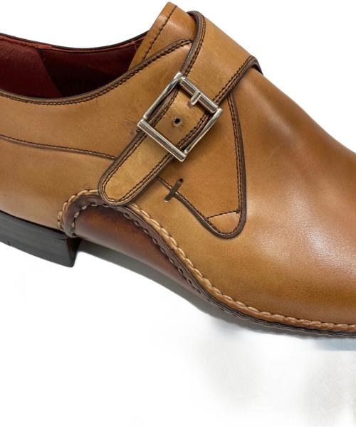 MAGNANNI（マグナーニ）MAGNANNI (マグナーニ) メダリオンモンクストラップシューズ ブラウン サイズ:40の古着・服飾アイテム