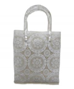 中古・古着通販】KHOKI (コッキ) Souvenir tote bag ネイビー×ブラウン