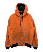 CarHarttカーハート）の古着「アクティブジャケット」｜オレンジ