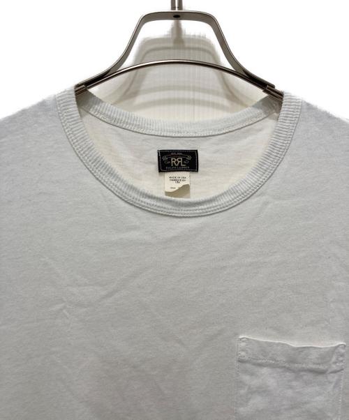 RRL（ダブルアールエル）RRL (ダブルアールエル) ポケットTシャツ ホワイト サイズ:Mの古着・服飾アイテム