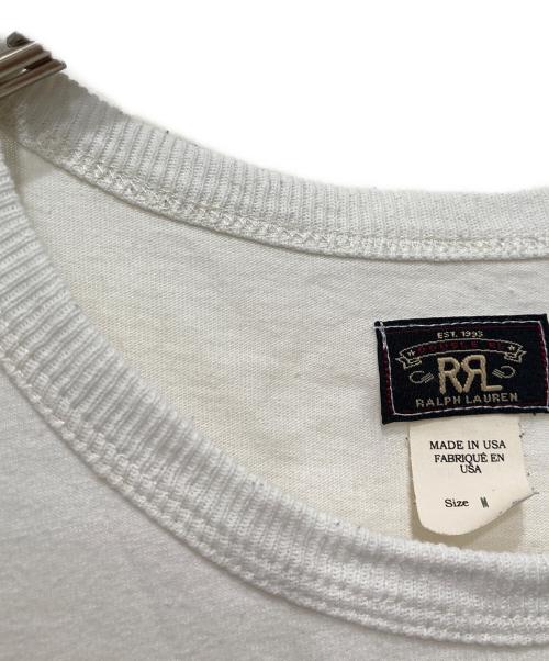 RRL（ダブルアールエル）RRL (ダブルアールエル) ポケットTシャツ ホワイト サイズ:Mの古着・服飾アイテム