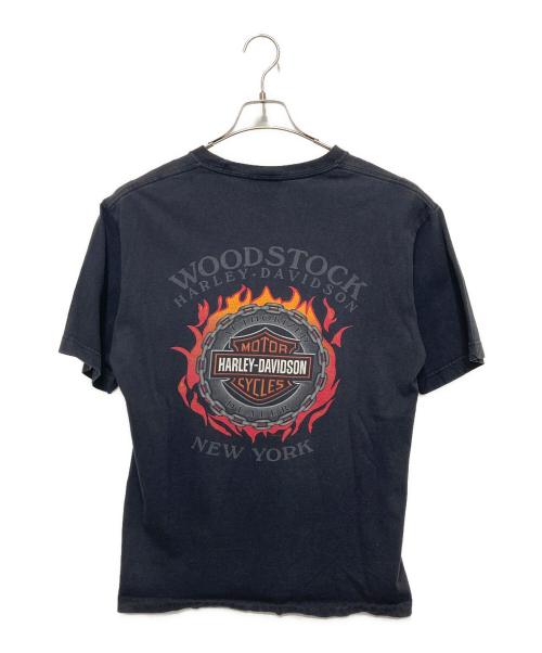 HARLEY-DAVIDSON（ハーレーダビッドソン）HARLEY-DAVIDSON (ハーレーダビッドソン) 00’s ポケットTシャツ ブラック サイズ:Mの古着・服飾アイテム