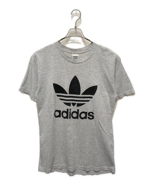 adidas（アディダス）adidas (アディダス) 90’s プリントTシャツ グレー サイズ:Mの古着・服飾アイテム