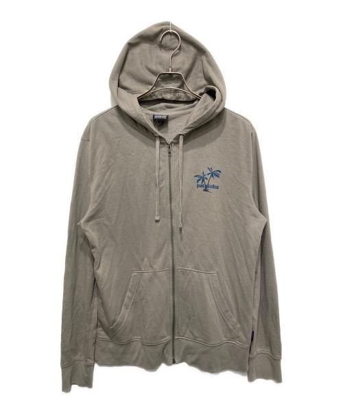 Patagonia（パタゴニア）Patagonia (パタゴニア) Pataloha Honolulu Full-Zip Hoodie グレー サイズ:Ⅿの古着・服飾アイテム