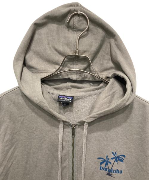 Patagonia（パタゴニア）Patagonia (パタゴニア) Pataloha Honolulu Full-Zip Hoodie グレー サイズ:Ⅿの古着・服飾アイテム