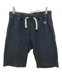 Champion REVERSE WEAVE×Ron Herman（チャンピオン リバース ウィーブ×ロンハーマン）の古着「別注スウェットハーフパンツ」｜ブラック