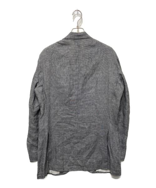 sartorio（サルトリオ）SARTORIO (サルトリオ) リネンテーラードジャケット グレー サイズ:50の古着・服飾アイテム