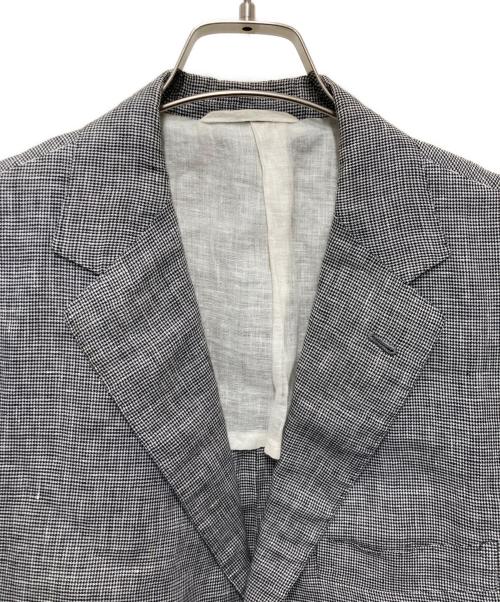 sartorio（サルトリオ）SARTORIO (サルトリオ) リネンテーラードジャケット グレー サイズ:50の古着・服飾アイテム