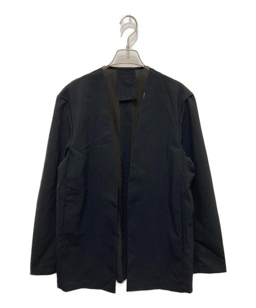 Adam et Rope（アダム エ ロペ）Adam et Rope (アダム エ ロペ) ノーカラージャケット×イージースラックス セットアップ ブラック サイズ:Mの古着・服飾アイテム