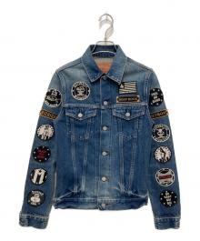 Hysteric Glamour（ヒステリックグラマー）の古着「ワッペン加工トラッカー ジャケット」｜インディゴ