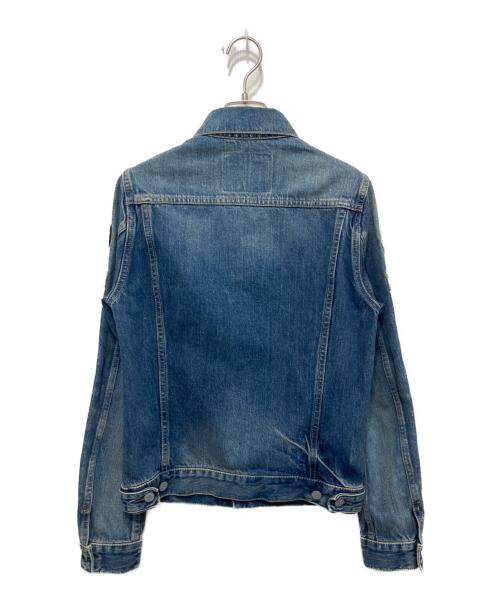Hysteric Glamour（ヒステリックグラマー）Hysteric Glamour (ヒステリックグラマー) ワッペン加工トラッカー ジャケット インディゴ サイズ:Sの古着・服飾アイテム