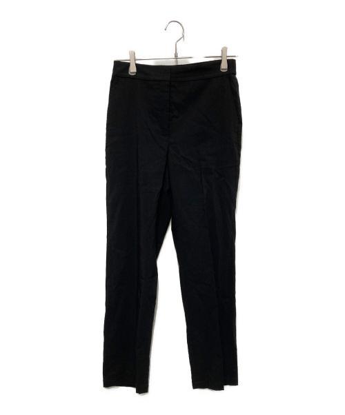theory luxe（セオリーリュクス）theory luxe (セオリーリュクス) リネンブレンドテーパードパンツ ブラック サイズ:38の古着・服飾アイテム