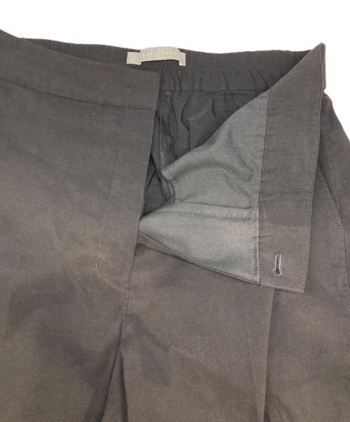 theory luxe（セオリーリュクス）theory luxe (セオリーリュクス) リネンブレンドテーパードパンツ ブラック サイズ:38の古着・服飾アイテム