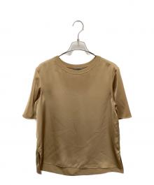 theory luxe（セオリーリュクス）の古着「Rue Satin Kole N Blouse」｜イエロー