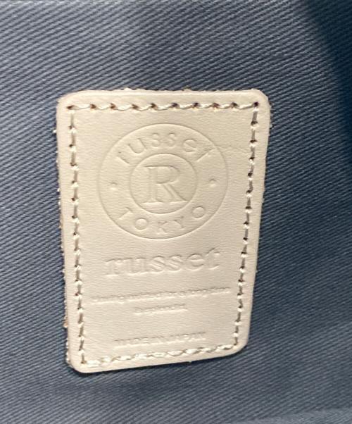 russet（ラシット）russet (ラシット) ソフトレザーラウンドビッグショルダーバッグ ブラックの古着・服飾アイテム