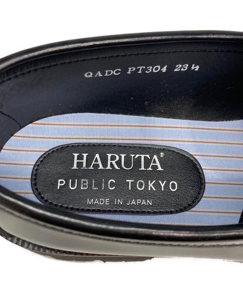 HARUTA（ハルタ）HARUTA (ハルタ) PUBLIC TOKYO (パブリックトウキョウ) ローファー ブラック サイズ:23 1/2の古着・服飾アイテム