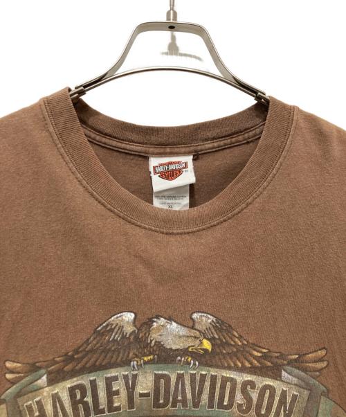 HARLEY-DAVIDSON（ハーレーダビッドソン）HARLEY-DAVIDSON (ハーレーダビッドソン) ノースリーブカットソー ブラウン サイズ:XLの古着・服飾アイテム
