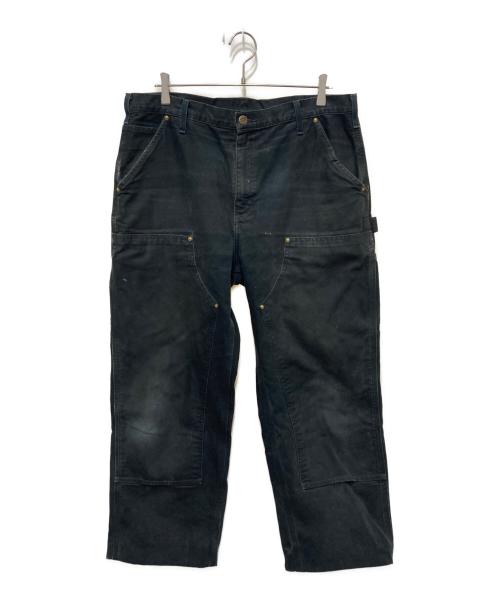 CarHartt（カーハート）CarHartt (カーハート) ダブルニーダックパンツ ブラック サイズ:91cm (W36)の古着・服飾アイテム