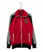 adidas×GIANT KILLINGアディダス）の古着「コラボトラックジャケット」｜レッド×ブラック