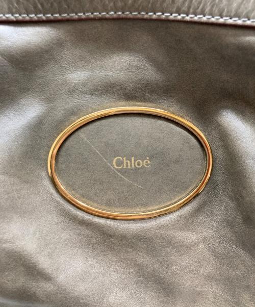 Chloe（クロエ）Chloe (クロエ) ヴィクトリアハンドバッグ グレーの古着・服飾アイテム