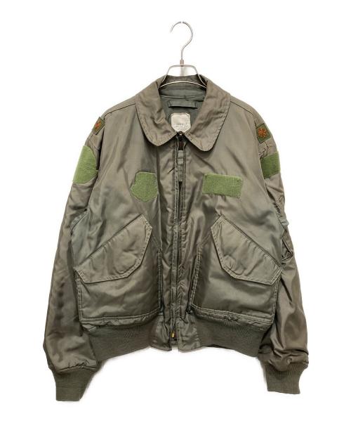 US ARMY（ユーエスアーミー）US ARMY (ユーエスアーミー) CWU-45Pフライトジャケット カーキ サイズ:Ⅼの古着・服飾アイテム