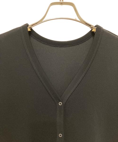 Plage（プラージュ）Plage (プラージュ) Rib カーディガン ブラック サイズ:FREEの古着・服飾アイテム