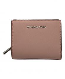 MICHAEL KORS（マイケルコース）の古着「2つ折り財布」｜ピンク