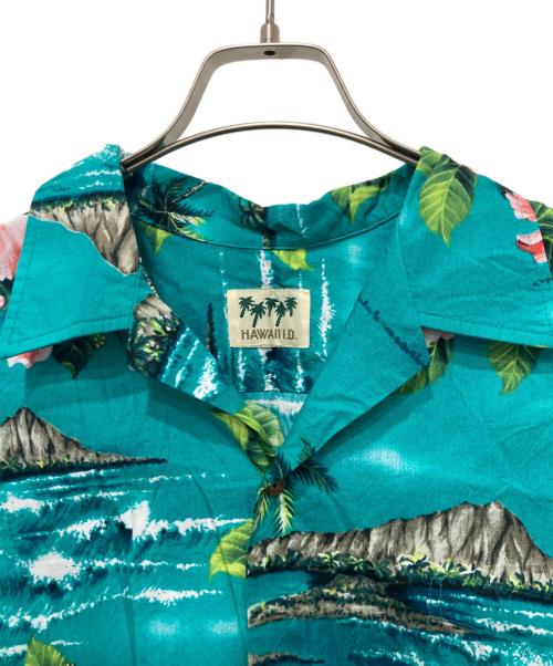 HAWAIIID（ハワイアイディ）HAWAIIID (ハワイアイディ) アロハシャツ ブルー サイズ:Ｌの古着・服飾アイテム