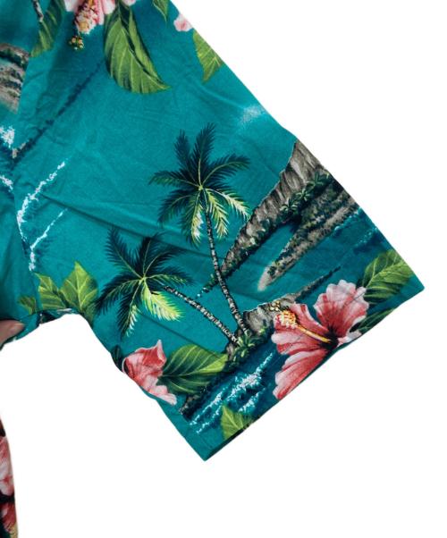 HAWAIIID（ハワイアイディ）HAWAIIID (ハワイアイディ) アロハシャツ ブルー サイズ:Ｌの古着・服飾アイテム