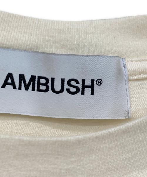 AMBUSH（アンブッシュ）AMBUSH (アンブッシュ) ロゴプリントTシャツ アイボリー サイズ:1の古着・服飾アイテム