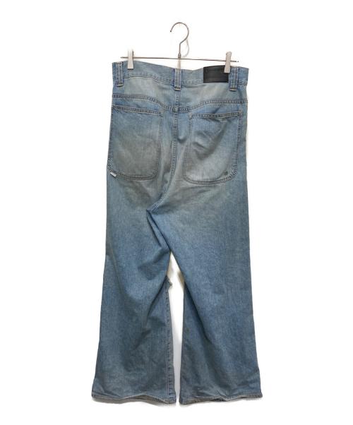 jieda（ジエダ）jieda (ジエダ) DAMAGE ONE TUCK WIDE STRAIGHT DENIM インディゴ サイズ:2の古着・服飾アイテム