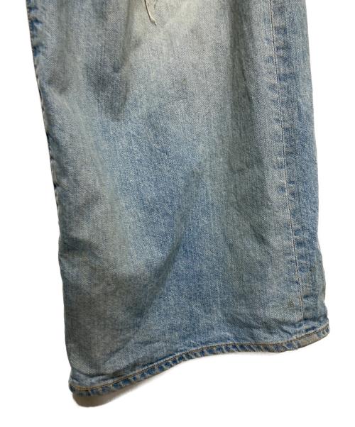 jieda（ジエダ）jieda (ジエダ) DAMAGE ONE TUCK WIDE STRAIGHT DENIM インディゴ サイズ:2の古着・服飾アイテム