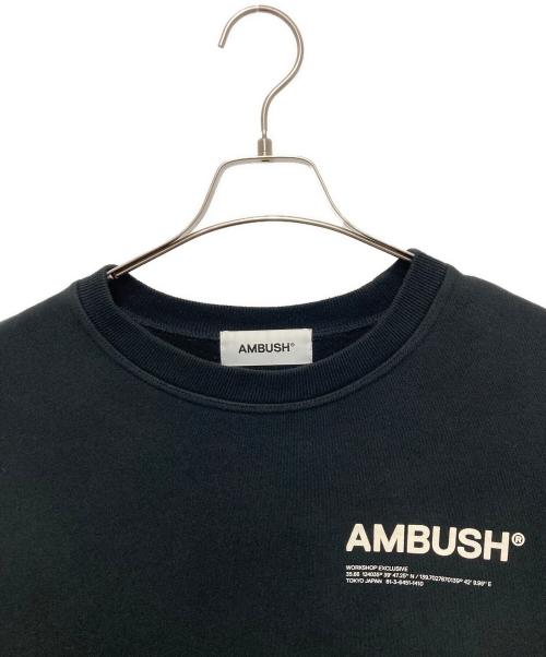 AMBUSH（アンブッシュ）AMBUSH (アンブッシュ) Fleece Workshop Crewneck ブラック サイズ:Ⅿの古着・服飾アイテム
