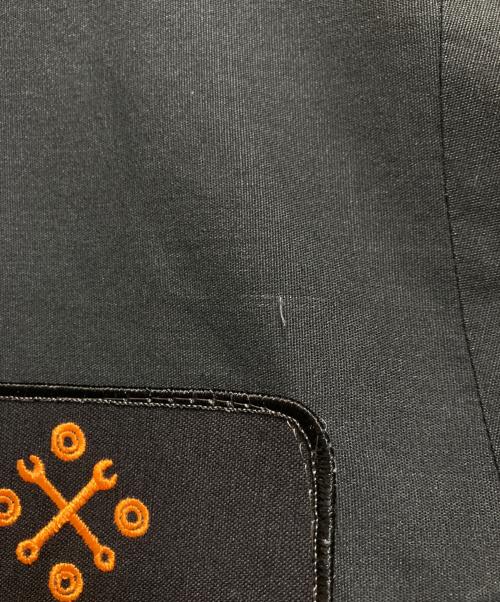 UNI WEAVE（ユニウェーブ）UNI WEAVE (ユニウェーブ) オールドワークシャツ ブラック サイズ:Ⅿの古着・服飾アイテム