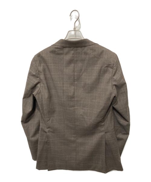 ONLY（オンリー）ONLY (オンリー) チェック柄セットアップスーツ ブラウン サイズ:IT46の古着・服飾アイテム