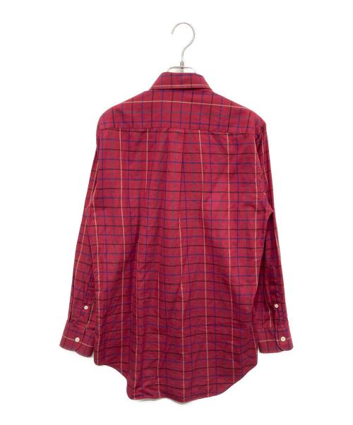 Burberry's（バーバリーズ）Burberry's (バーバリーズ) 長袖シャツ レッド サイズ:Sの古着・服飾アイテム