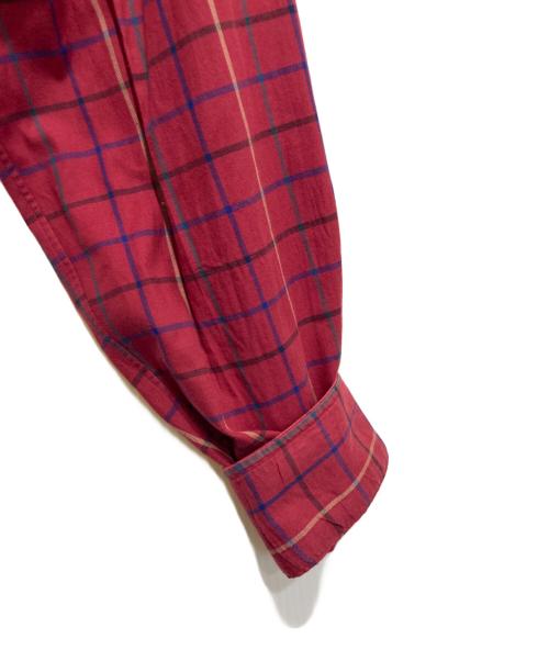 Burberry's（バーバリーズ）Burberry's (バーバリーズ) 長袖シャツ レッド サイズ:Sの古着・服飾アイテム