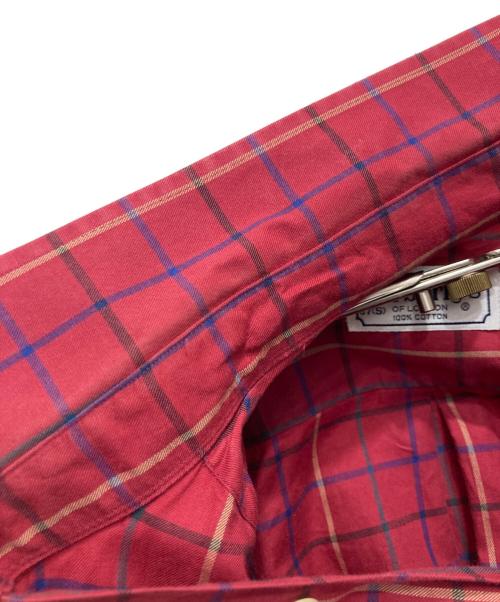 Burberry's（バーバリーズ）Burberry's (バーバリーズ) 長袖シャツ レッド サイズ:Sの古着・服飾アイテム