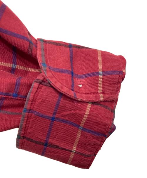 Burberry's（バーバリーズ）Burberry's (バーバリーズ) 長袖シャツ レッド サイズ:Sの古着・服飾アイテム
