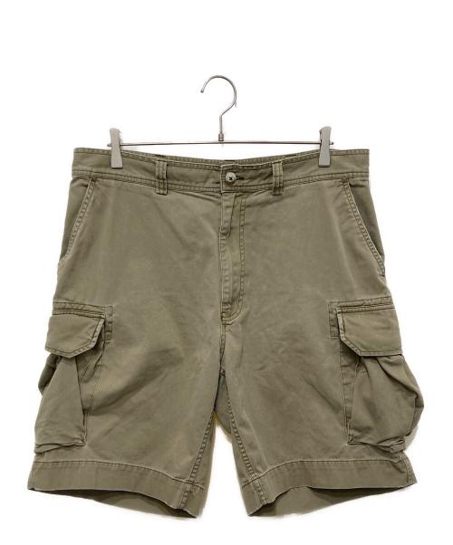 POLO RALPH LAUREN（ポロ・ラルフローレン）POLO RALPH LAUREN (ポロ・ラルフローレン) ハーフカーゴパンツ カーキ サイズ:36の古着・服飾アイテム