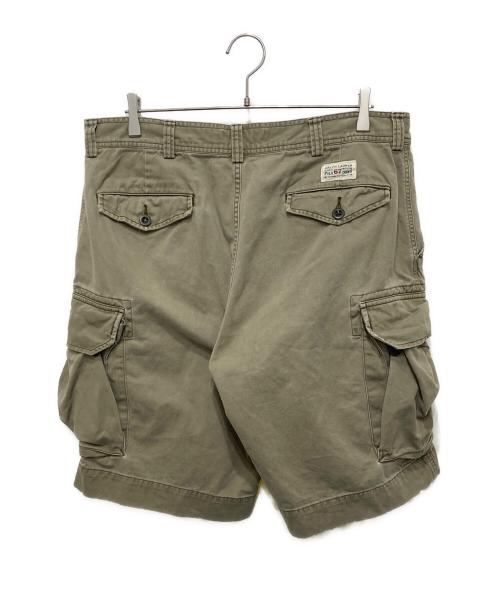 POLO RALPH LAUREN（ポロ・ラルフローレン）POLO RALPH LAUREN (ポロ・ラルフローレン) ハーフカーゴパンツ カーキ サイズ:36の古着・服飾アイテム
