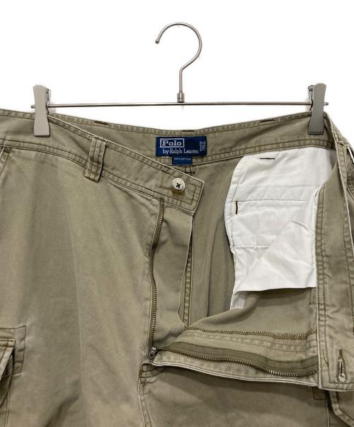POLO RALPH LAUREN（ポロ・ラルフローレン）POLO RALPH LAUREN (ポロ・ラルフローレン) ハーフカーゴパンツ カーキ サイズ:36の古着・服飾アイテム