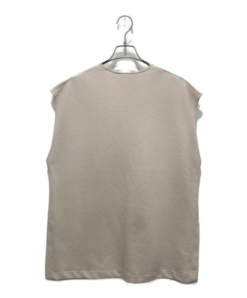 BEARDSLEY（ビアズリー）BEARDSLEY (ビアズリー) ブークレプルオーバーベスト アイボリー サイズ:Freeの古着・服飾アイテム