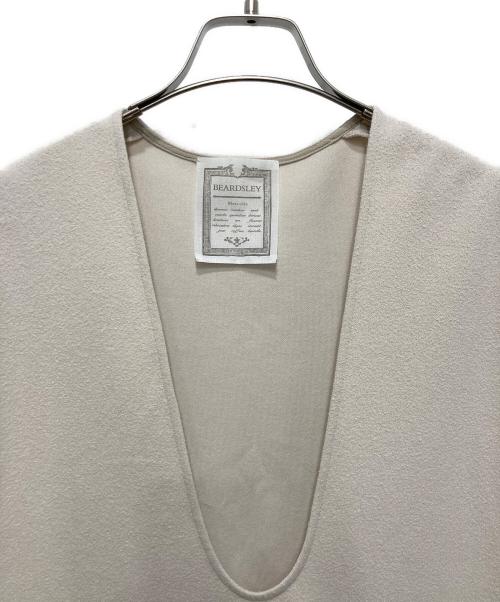 BEARDSLEY（ビアズリー）BEARDSLEY (ビアズリー) ブークレプルオーバーベスト アイボリー サイズ:Freeの古着・服飾アイテム